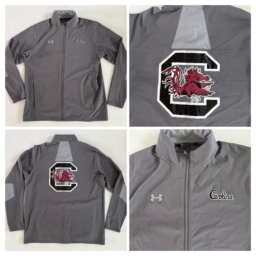Under Armour Gray Windbreaker with Carolina Logo‎